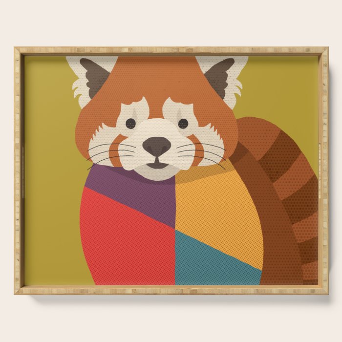 Red Panda Serving Tray Gallery Image 1