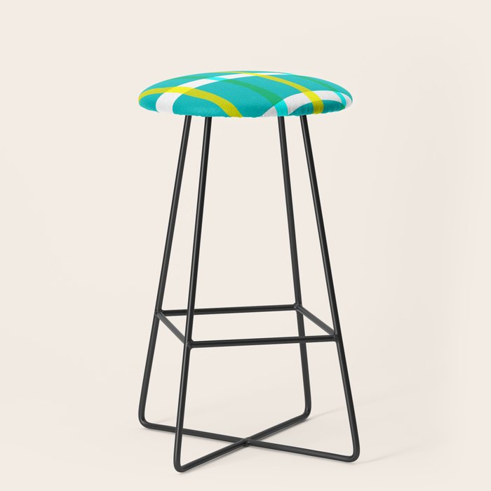 Groovy Plaid Stool Gallery Image 1