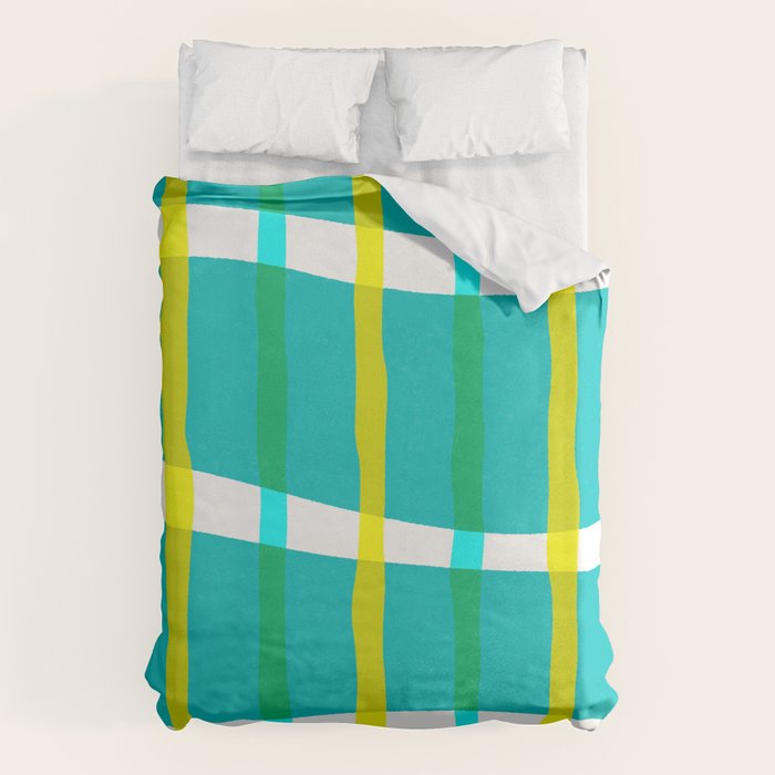 Groovy Plaid Duvet Cover Gallery Image 6