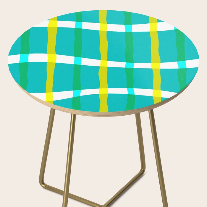 Groovy Plaid Side Table Gallery Image 2