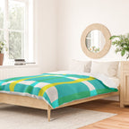 Groovy Plaid Duvet Cover Gallery Image 2
