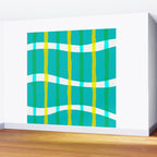 Groovy Plaid Wall Mural Gallery Image 2