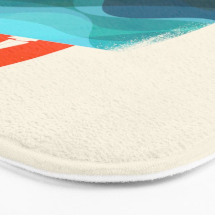 Deep blue ocean Bath Mat Gallery Image 3