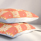 Retro checkered flower art pattern Pillow Sham Gallery Image 3