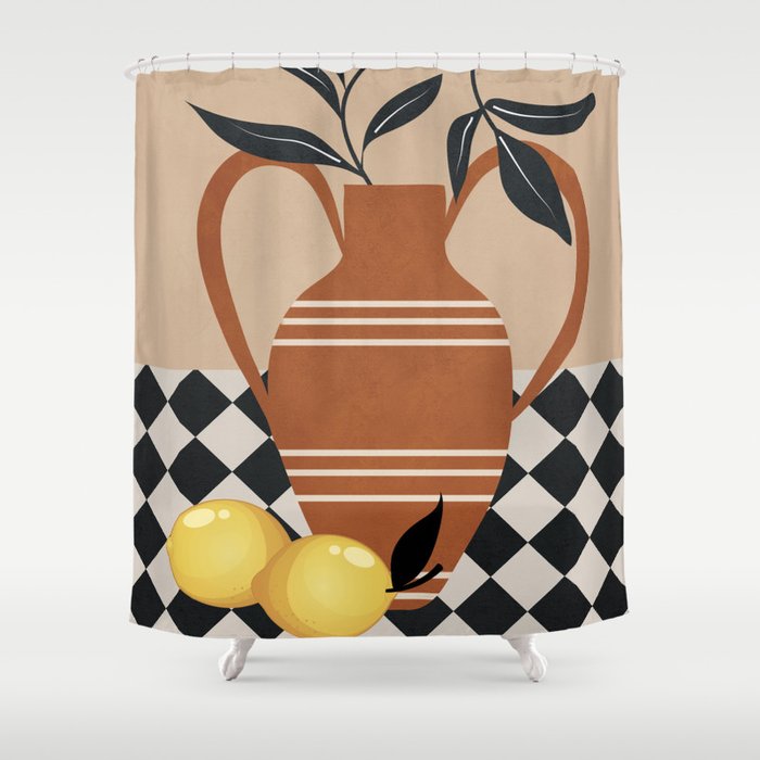 Still Life in Balance 4 Shower Curtain Gallery Image 1