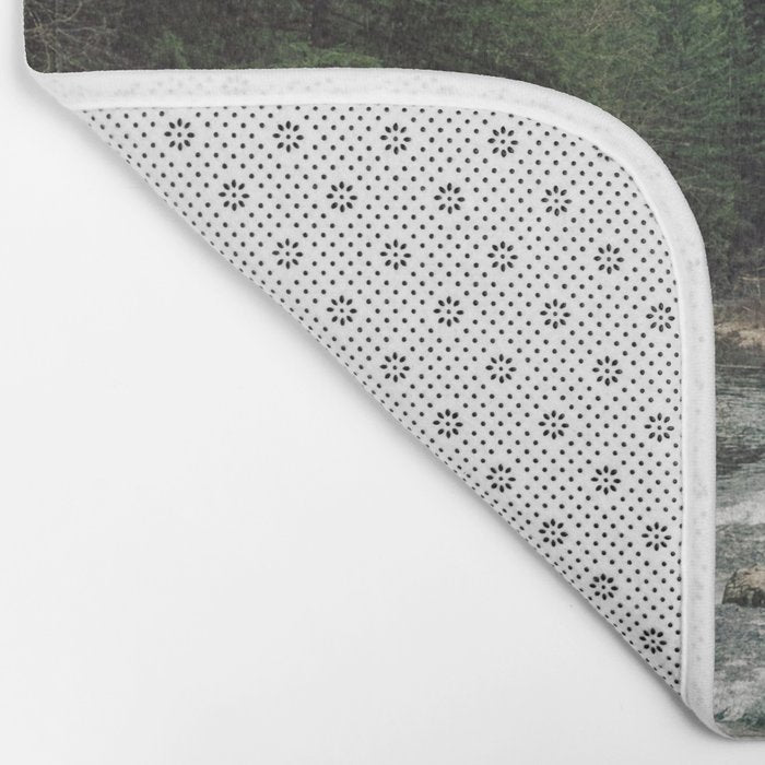 Adventure Forest River - Pacific Northwest Wanderlust Bath Mat Gallery Image 2