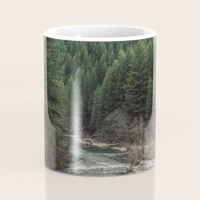 Adventure Forest River - Pacific Northwest Wanderlust Coffee Mug Gallery Image 4