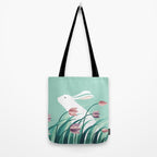 Rabbit, Resting Tote Bag Gallery Image 2