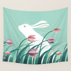 Rabbit, Resting Wall Tapestry Gallery Image 4