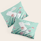 Rabbit, Resting Pillow Sham Gallery Image 3