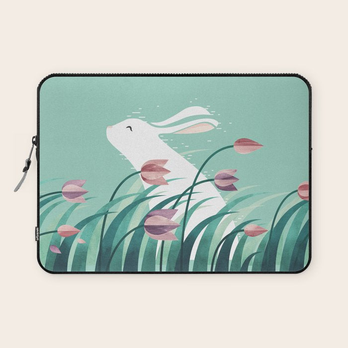 Rabbit, Resting Laptop Sleeve Gallery Image 1