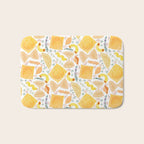 Pasta Pattern on White Bath Mat Gallery Image 1