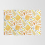 Pasta Pattern on White Rug Gallery Image 2