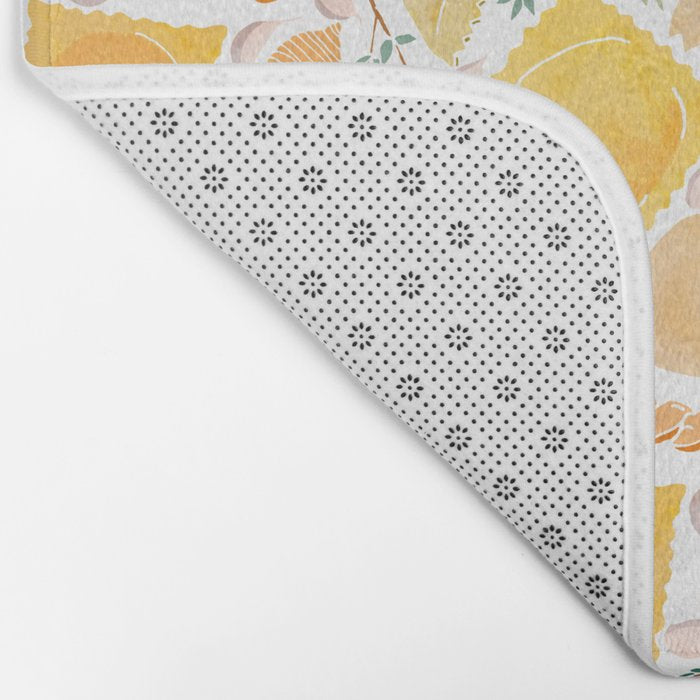 Pasta Pattern on White Bath Mat Gallery Image 2