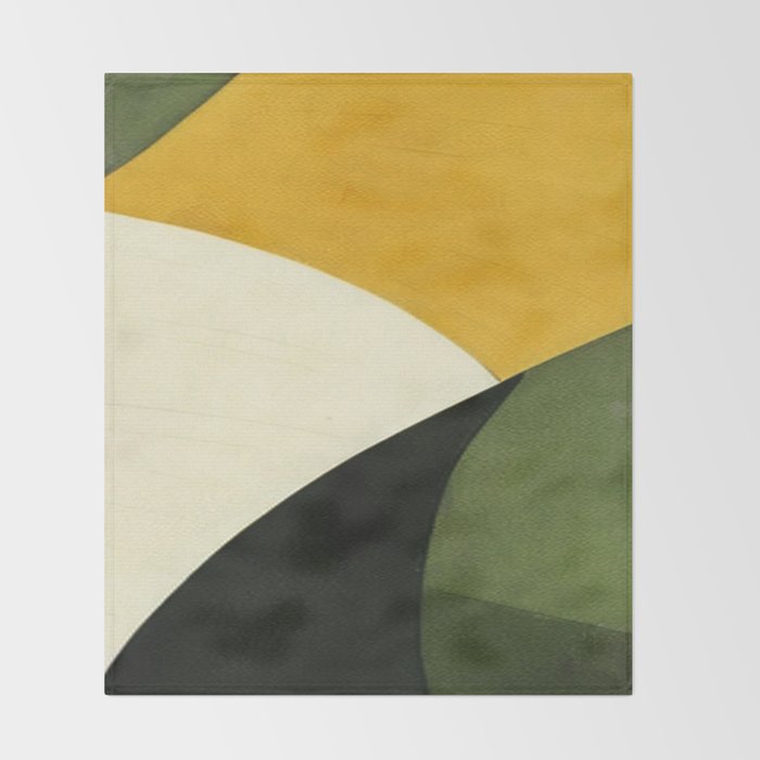 Abstract & Modern Shape Art 2 Throw Blanket Gallery Image 2