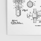 Pinball Arcade Gaming Machine Vintage Gamer Patent Print Poster Gallery Image 3