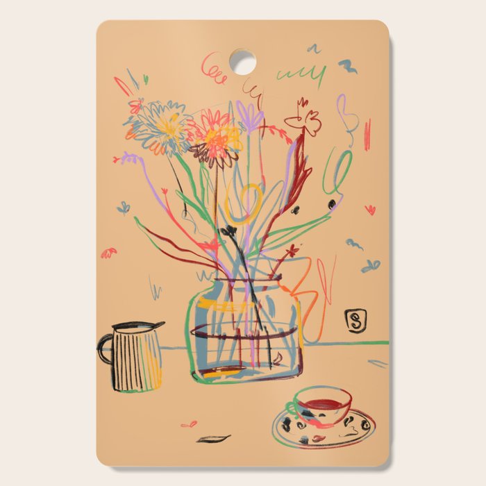 FLOWER FESTIVAL Cutting Board Gallery Image 1