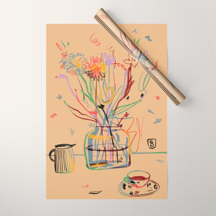 FLOWER FESTIVAL Wrapping Paper Gallery Image 1