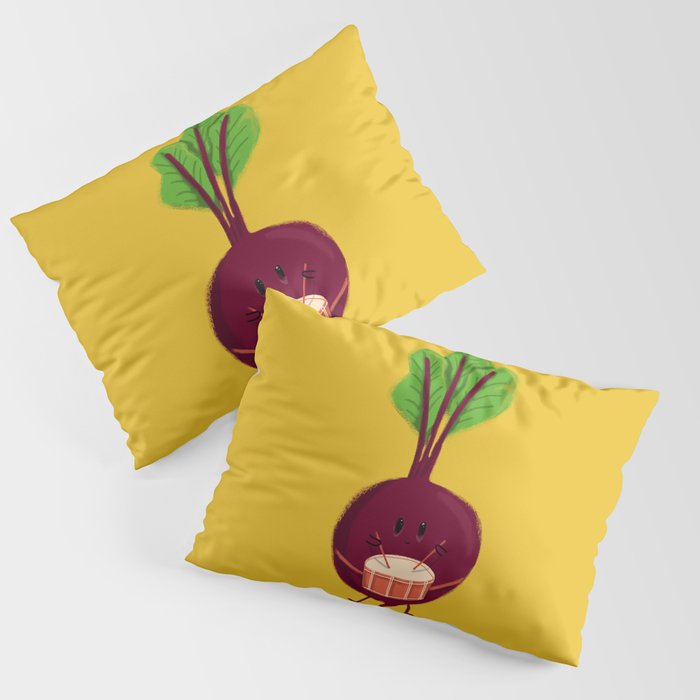Beet's drum beat Pillow Sham Gallery Image 1