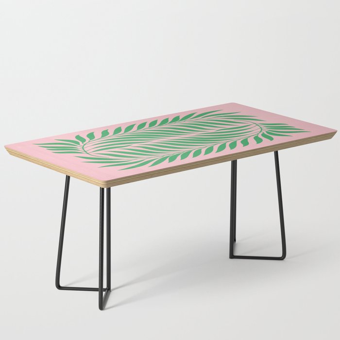Two Ferns: Azalea & Ocean Green Coffee Table Gallery Image 1
