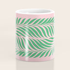 Two Ferns: Azalea & Ocean Green Coffee Mug Gallery Image 4