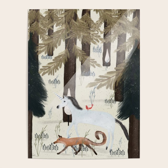 the fox and unicorn Poster Gallery Image 4
