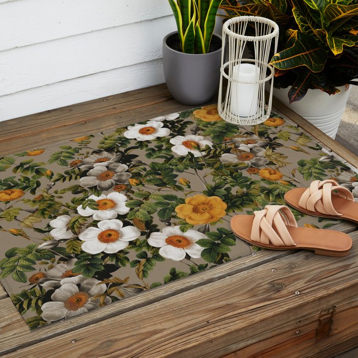 Daisy Garden Outdoor Rug Gallery Image 2