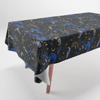 Night sky of stars abstract D Tablecloth Gallery Image 1