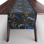 Night sky of stars abstract D Table Runner Gallery Image 1