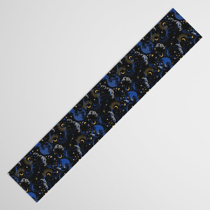 Night sky of stars abstract D Table Runner Gallery Image 3