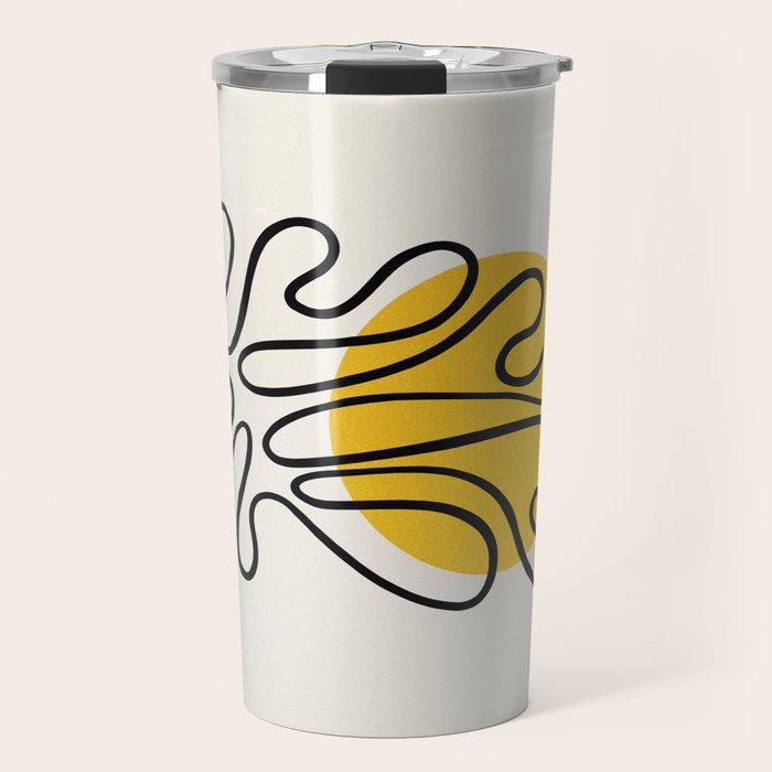 Sun Leaf: Matisse Edition | Mid Century Series Travel Mug Gallery Image 1