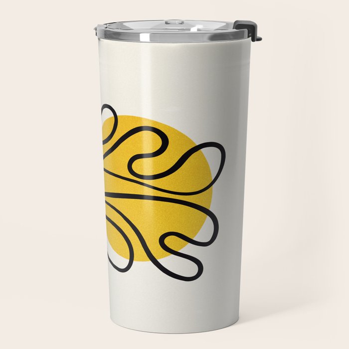 Sun Leaf: Matisse Edition | Mid Century Series Travel Mug Gallery Image 2