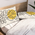 Sun Leaf: Matisse Edition | Mid Century Series Pillow Sham Gallery Image 2