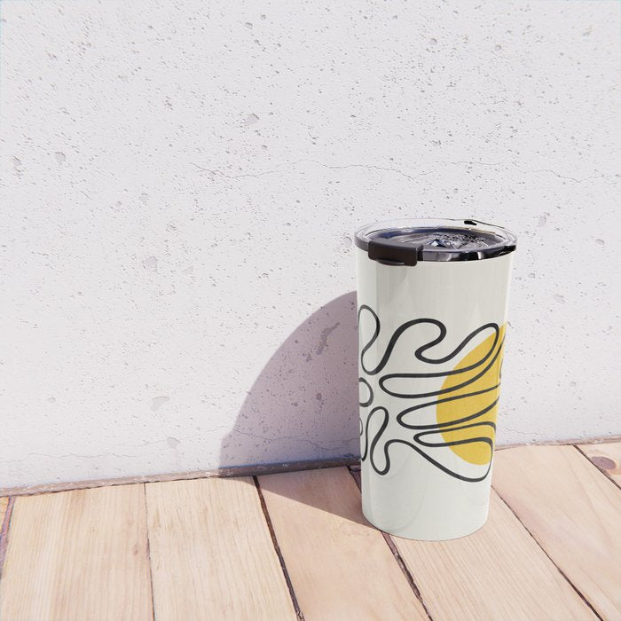 Sun Leaf: Matisse Edition | Mid Century Series Travel Mug Gallery Image 4