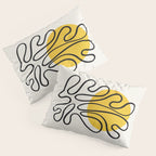 Sun Leaf: Matisse Edition | Mid Century Series Pillow Sham Gallery Image 3
