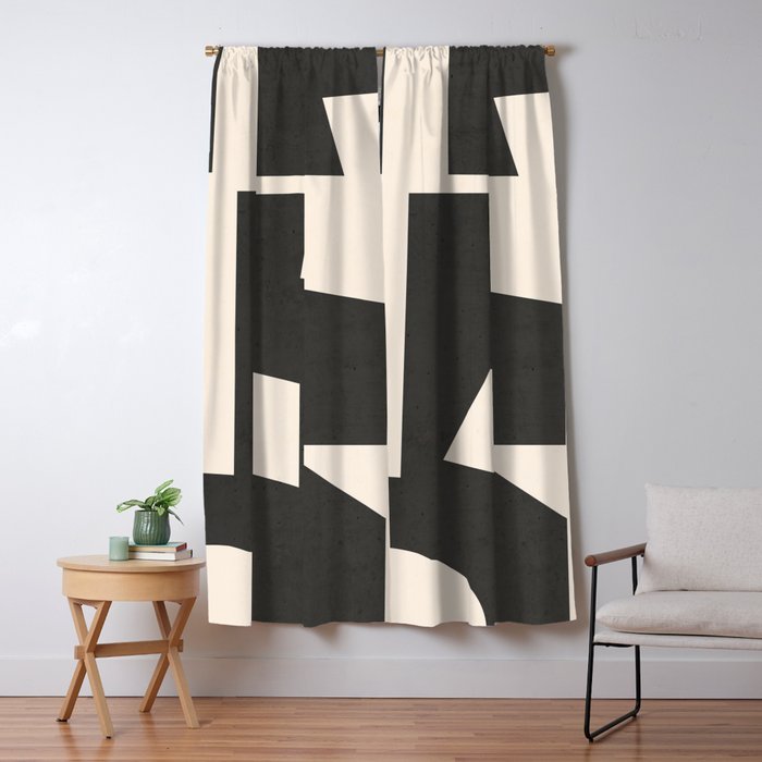 Minimal Abstract Art 31 Window Curtain Gallery Image 5