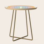 Gradient Arch XIII Retro Mid Century Modern Rainbow Side Table Gallery Image 1