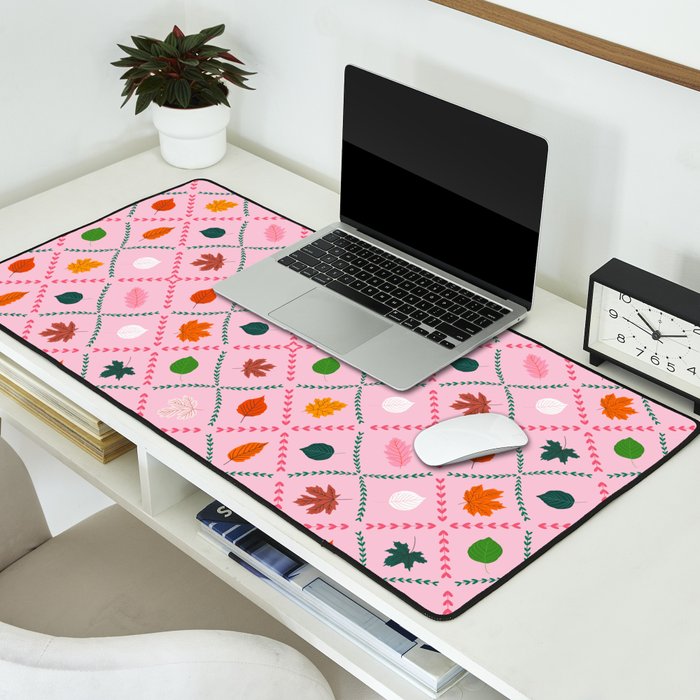Autumn leaf color Desk Mat Gallery Image 2