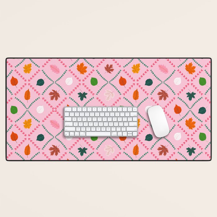 Autumn leaf color Desk Mat Gallery Image 1