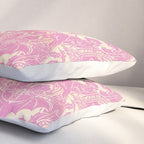 Gothic Halloween Damask - primrose and cream  Pillow Sham Gallery Image 3