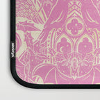 Gothic Halloween Damask - primrose and cream  Laptop Sleeve Gallery Image 3