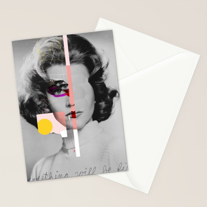 faded stars · jane d Stationery Card Gallery Image 2