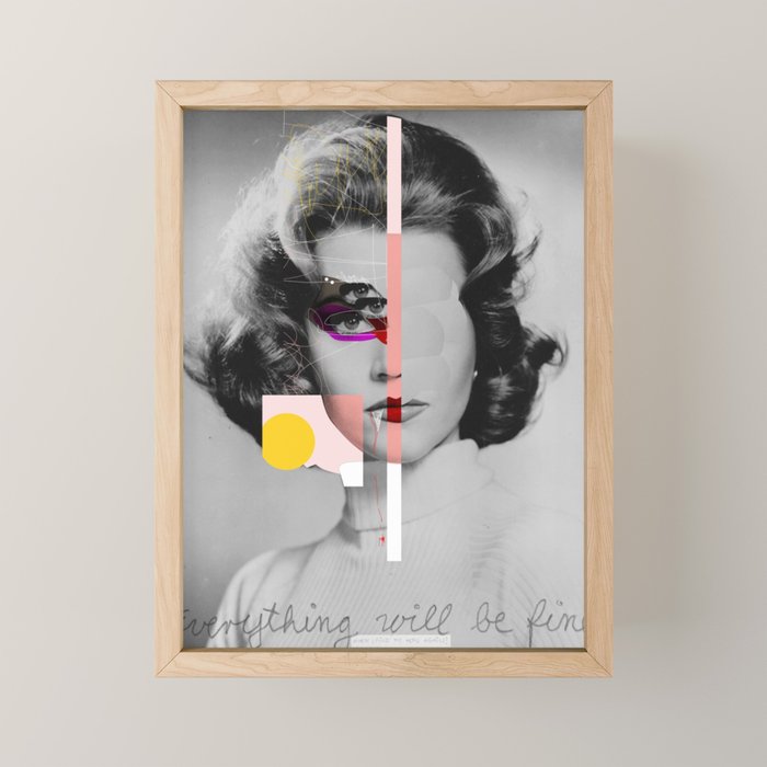 faded stars · jane d Mini Art Print Gallery Image 1