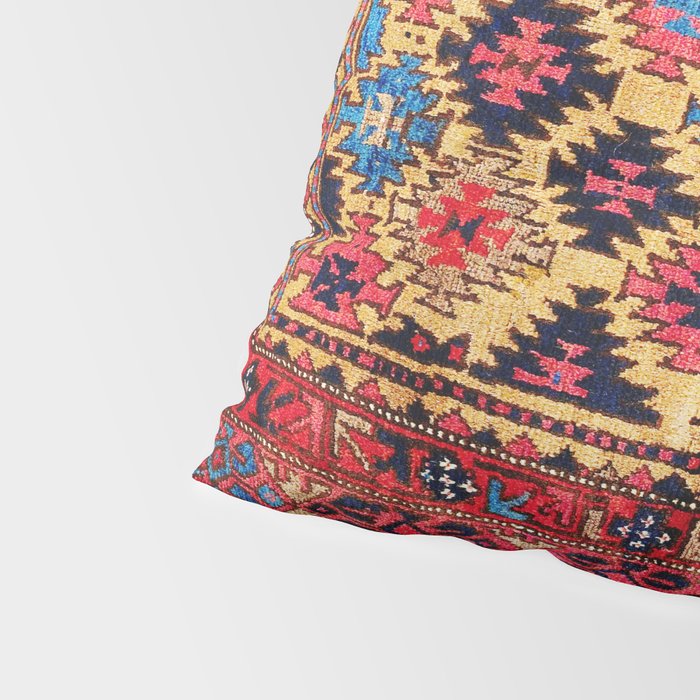 Baluch Khorasan Antique Tribal Persian Rug Print Pillow Sham Gallery Image 4