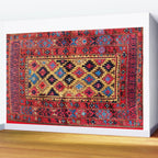 Baluch Khorasan Antique Tribal Persian Rug Print Wall Mural Gallery Image 2