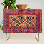 Baluch Khorasan Antique Tribal Persian Rug Print Credenza Gallery Image 1