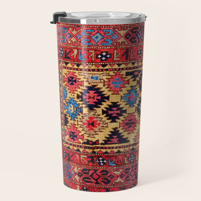 Baluch Khorasan Antique Tribal Persian Rug Print Travel Mug Gallery Image 3