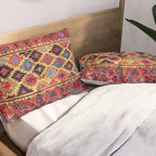 Baluch Khorasan Antique Tribal Persian Rug Print Pillow Sham Gallery Image 2
