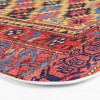 Baluch Khorasan Antique Tribal Persian Rug Print Bath Mat Gallery Image 3