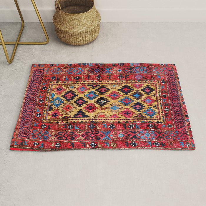 Baluch Khorasan Antique Tribal Persian Rug Print Rug Gallery Image 1